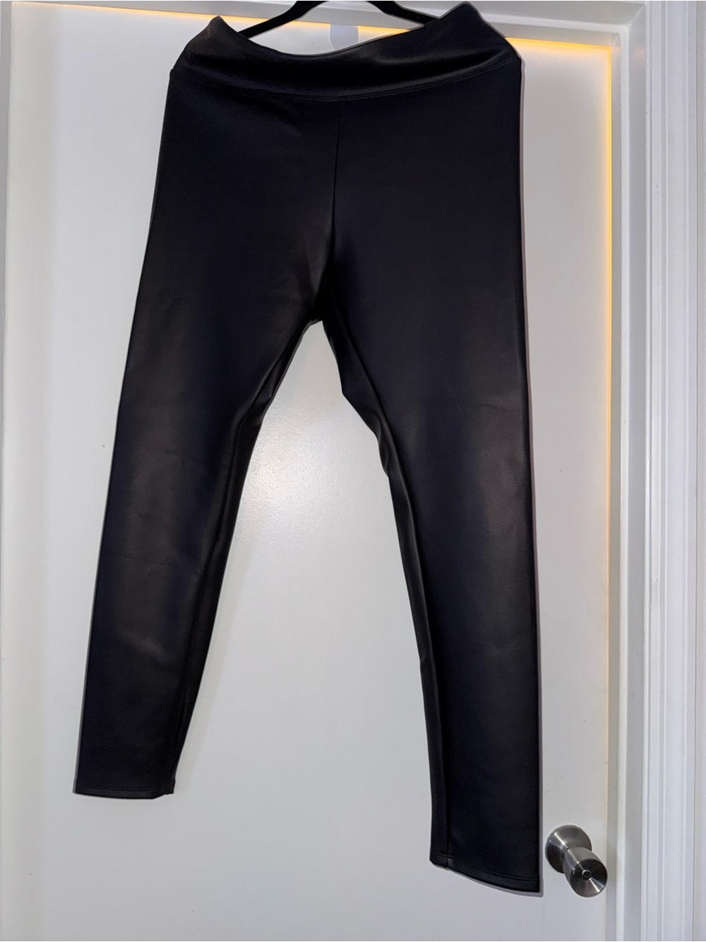 Express Black Faux Leather Leggings